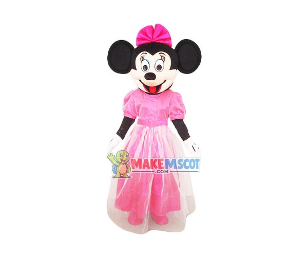 Minnie In Princess Dress Mascot Costume