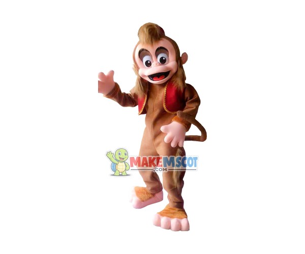Performing Little Monkey of the Circus Mascot Costume Performing Little Monkey of the Circus Mascot Costume