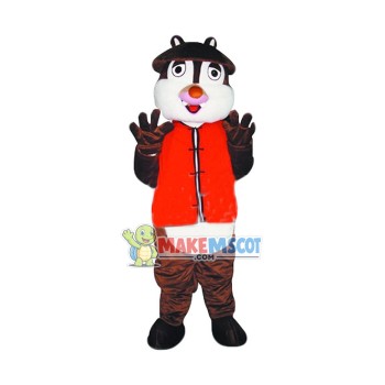 Ugly Mantle Chipmunk Mascot Costume Ugly Mantle Chipmunk Mascot Costume