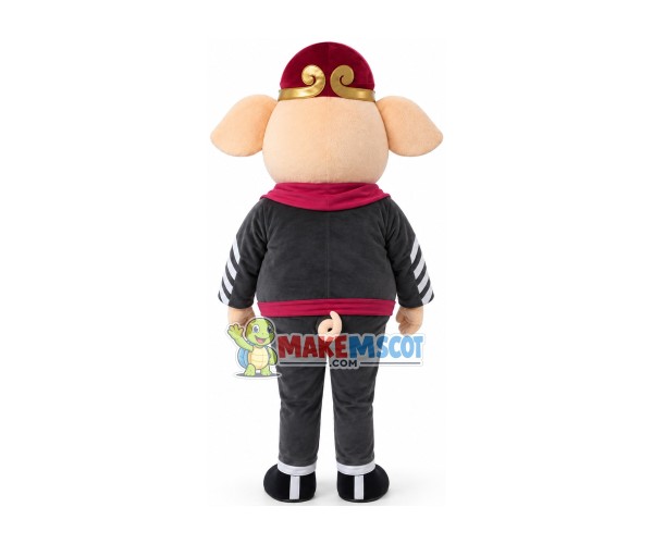 Fast Food Pigsy Mascot Costume Fast Food Pigsy Mascot Costume
