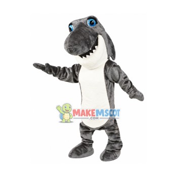 Blue Eyes Shark Mascot Costume Blue Eyes Shark Mascot Costume