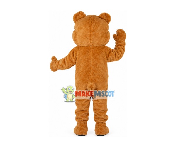 Likable Plush Brown Bear Mascot Costume Likable Plush Brown Bear Mascot Costume