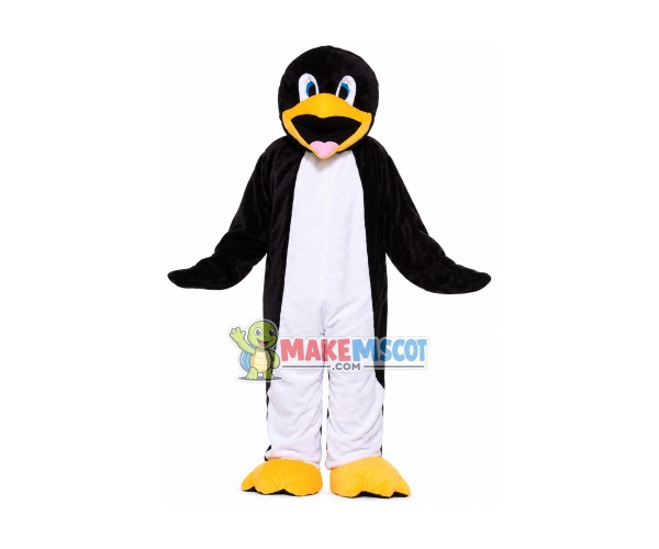 Open-mouthed Tall Penguin Mascot Costume Open-mouthed Tall Penguin Mascot Costume
