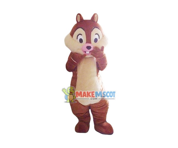 Snickering Big Chipmunk Mascot Costume Snickering Big Chipmunk Mascot Costume
