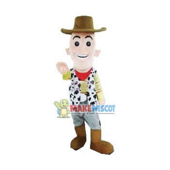 Cowboy Woody Mascot Costume Cowboy Woody Mascot Costume