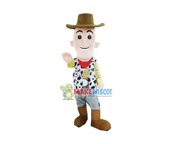 Cowboy Woody Mascot Costume