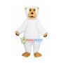 White Furry Snow Apes Mascot Costume