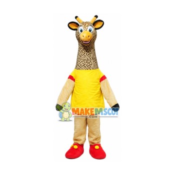 Walking Giraffe Mascot Costume for Adult Walking Giraffe Mascot Costume for Adult