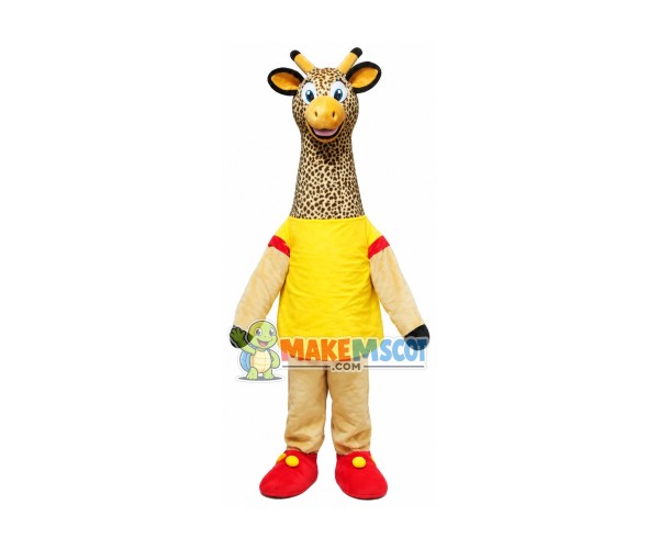 Walking Giraffe Mascot Costume for Adult Walking Giraffe Mascot Costume for Adult