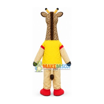 Walking Giraffe Mascot Costume for Adult