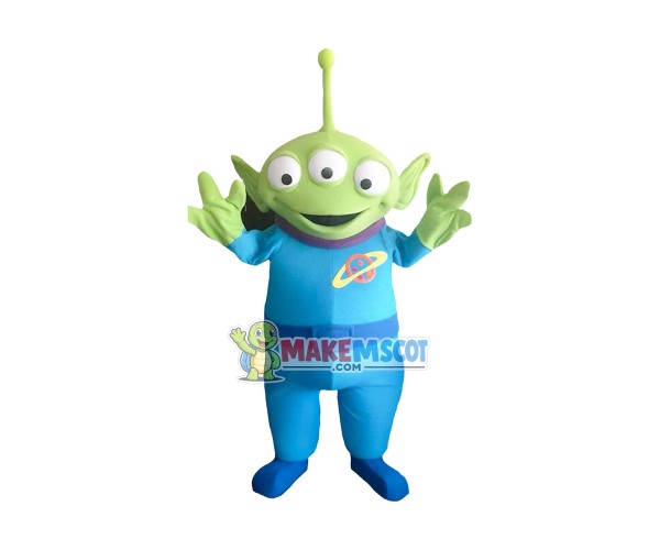 Three Eyed Monster Mascot Costume Three Eyed Monster Mascot Costume