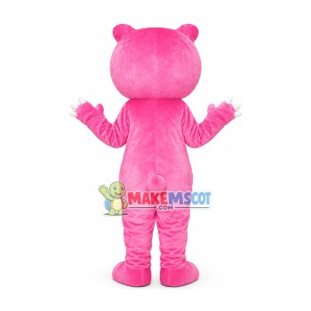 Pink Bear Mascot Cartoon Costume Pink Bear Mascot Cartoon Costume