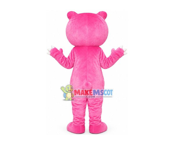 Pink Bear Mascot Cartoon Costume Pink Bear Mascot Cartoon Costume
