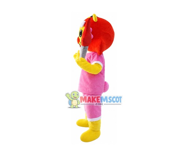 Torchbearer Yellow Dragon Mascot Costume