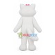 Pretty White Cat Mascot Costume Pretty White Cat Mascot Costume