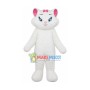 Pretty White Cat Mascot Costume