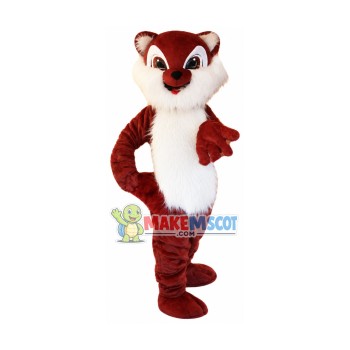 Negligent Brown Squirrel Mascot Costume