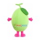 Cyan Cantaloupe Mascot Costume Cyan Cantaloupe Mascot Costume