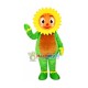 Vibrant Green Sunflower Mascot Costume Vibrant Green Sunflower Mascot Costume