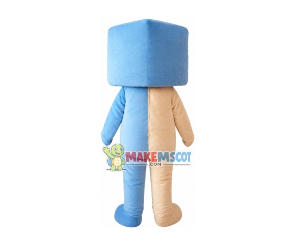 Blue Beret Boy Mascot Costume Blue Beret Boy Mascot Costume