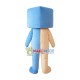 Blue Beret Boy Mascot Costume Blue Beret Boy Mascot Costume