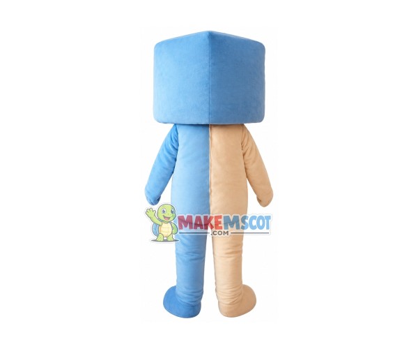 Blue Beret Boy Mascot Costume Blue Beret Boy Mascot Costume