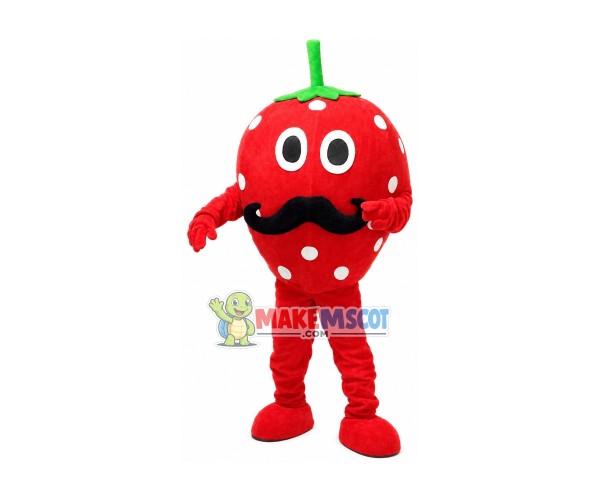 Beard Strawberry Mascot Costume