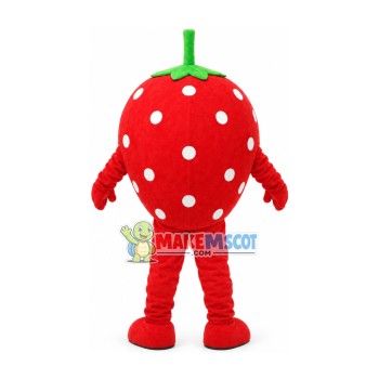 Beard Strawberry Mascot Costume Beard Strawberry Mascot Costume