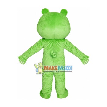 Cartoon Green Pig Mascot Costume Cartoon Green Pig Mascot Costume