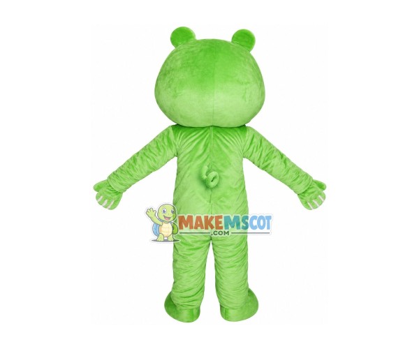 Cartoon Green Pig Mascot Costume Cartoon Green Pig Mascot Costume
