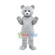 Friendly Gray Bear Mascot Costume Friendly Gray Bear Mascot Costume