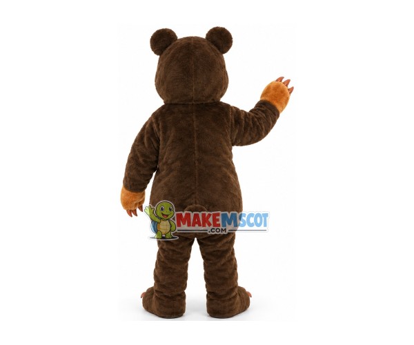 Brown Bear Misha Mascot Costume Brown Bear Misha Mascot Costume