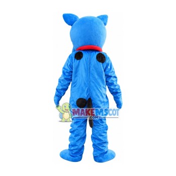 Clever Blue Scooby Doo Mascot Costume Clever Blue Scooby Doo Mascot Costume