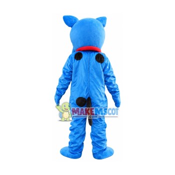 Clever Blue Scooby Doo Mascot Costume