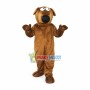 Cautious Domestic Dog Mascot Costume