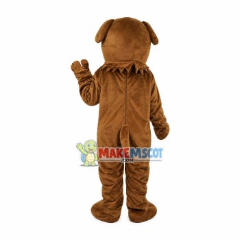 Cautious Domestic Dog Mascot Costume Cautious Domestic Dog Mascot Costume