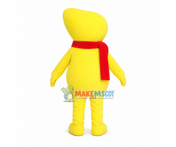 Scarf Mango Man Mascot Cartoon Costume Scarf Mango Man Mascot Cartoon Costume