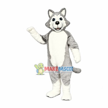 Gray Old Wolf Mascot Costume Gray Old Wolf Mascot Costume