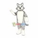 Gray Old Wolf Mascot Costume