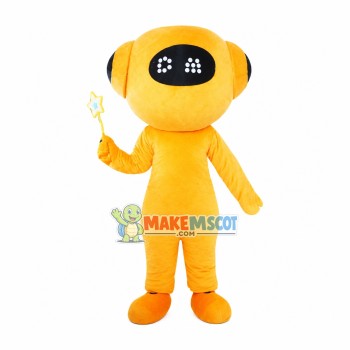 Digital Intelligent Robot Mascot Costume
