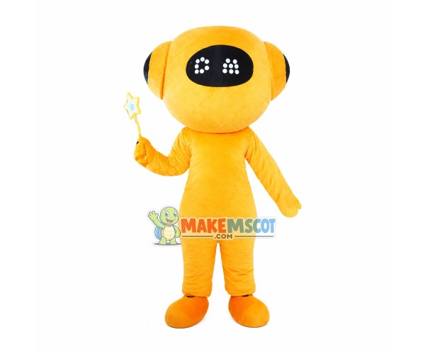 Digital Intelligent Robot Mascot Costume