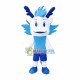 Memorial Cartoon Blue Dragon Mascot Costume Memorial Cartoon Blue Dragon Mascot Costume