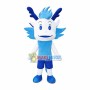 Memorial Cartoon Blue Dragon Mascot Costume