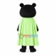 Kumamoto With Green Cloak Mascot Costume Kumamoto With Green Cloak Mascot Costume