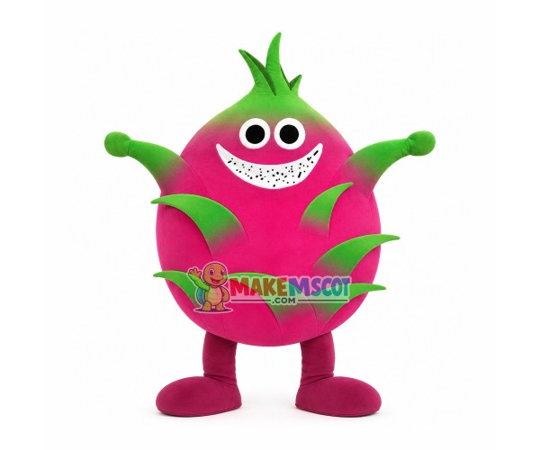 Cartoon Dragon Fruit Mascot Costume