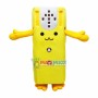 Yellow Air-conditioner Remote Mascot Costume