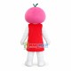 Pink Cherry Girl Mascot Costume Pink Cherry Girl Mascot Costume