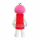 Pink Cherry Girl Mascot Costume Pink Cherry Girl Mascot Costume