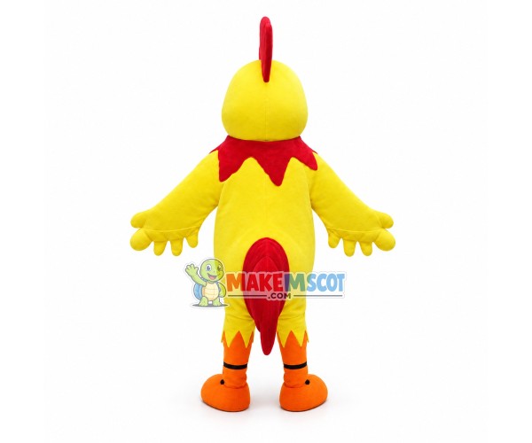 Aggressive Cockfight Mascot Costume Aggressive Cockfight Mascot Costume