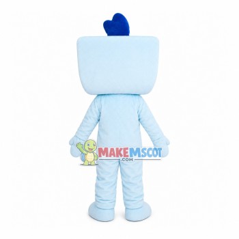 Square Plastic Box Cartoon Mascot Costume